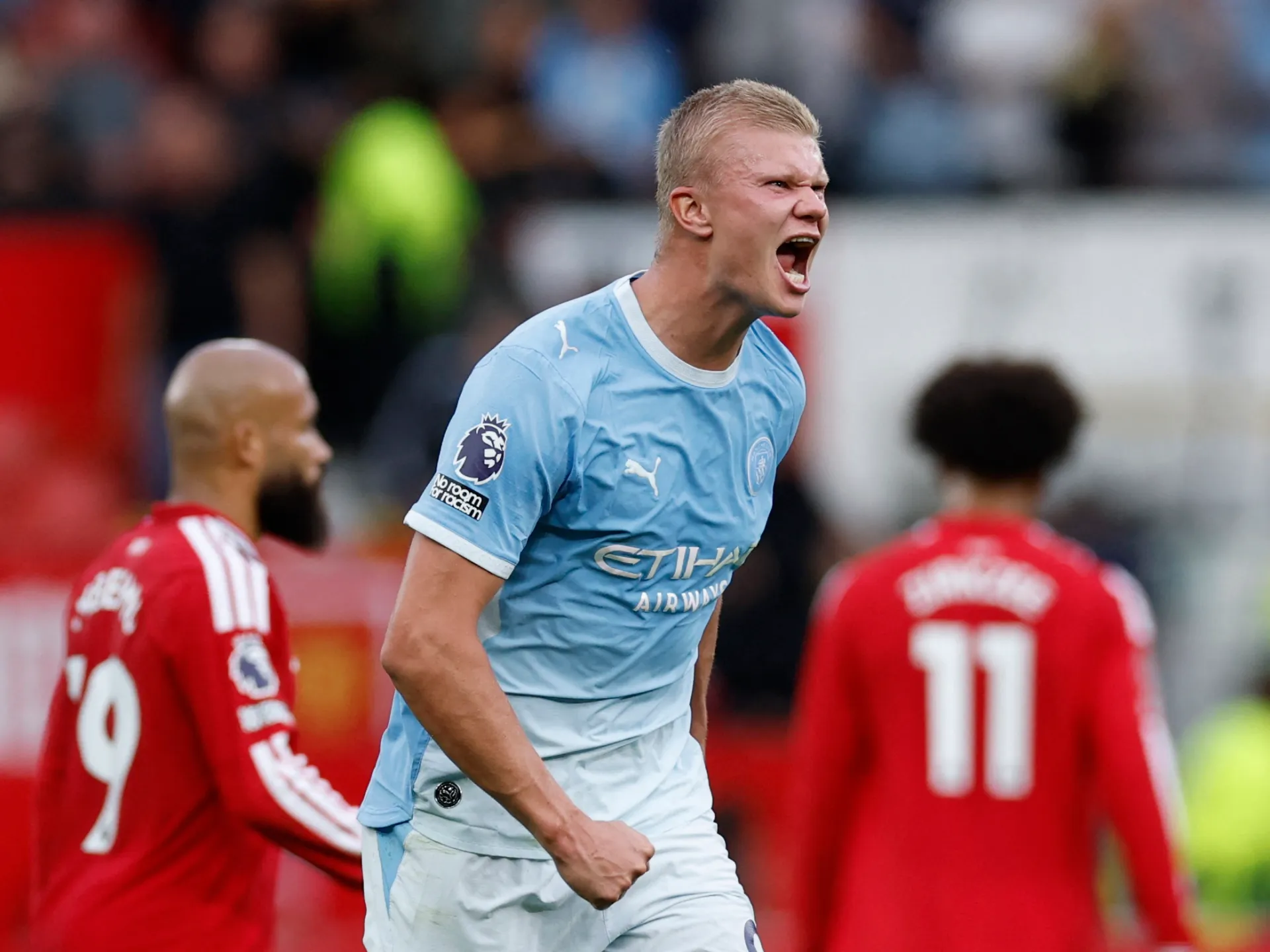Manchester City: golo de Haaland contra o United foi validado erroneamente pelo VAR, diz associação de árbitros