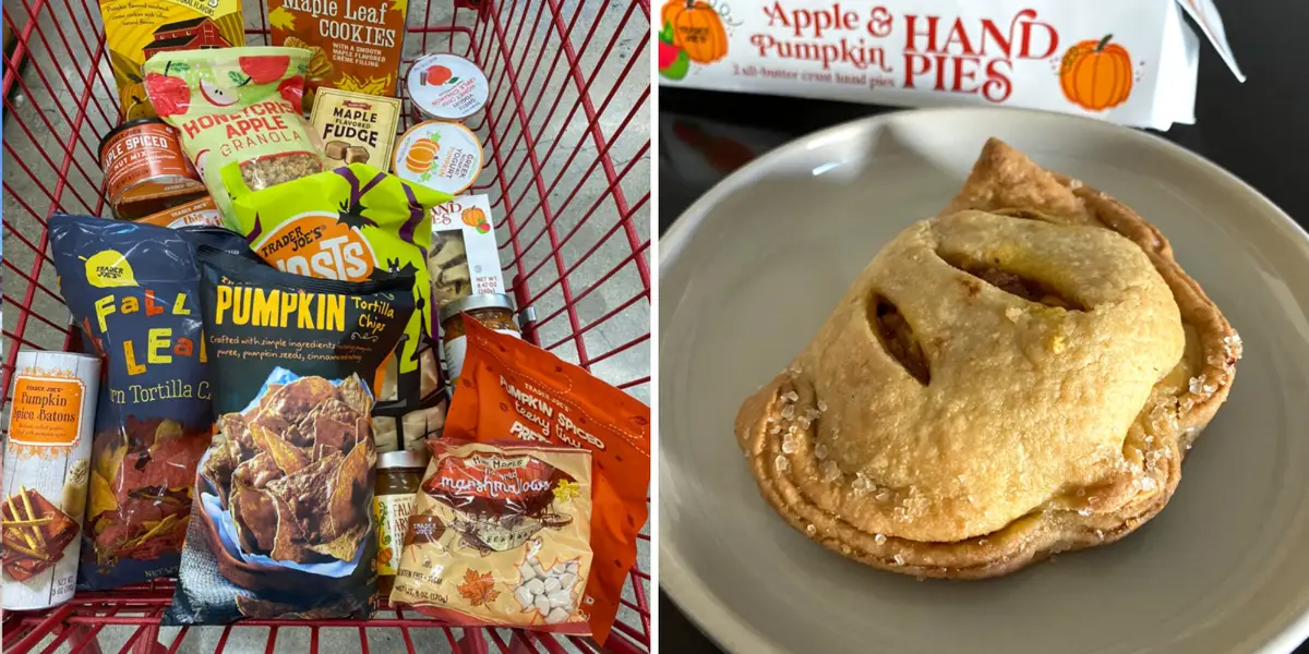 Experimentei 24 petiscos sazonais de outono do Trader Joe's — e compraria pelo menos 16 deles novamente
