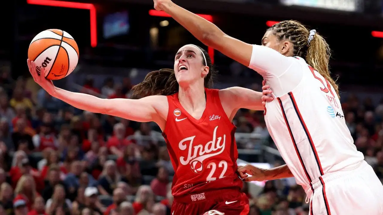 Caitlin Clark brilha, mas Fever sofre derrota vexatória para as Mystics na reta final da briga por playoffs