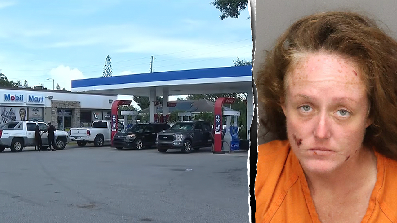 Mulher da Flórida é acusada de atear fogo em estranha em posto de gasolina, deixando queimaduras horríveis