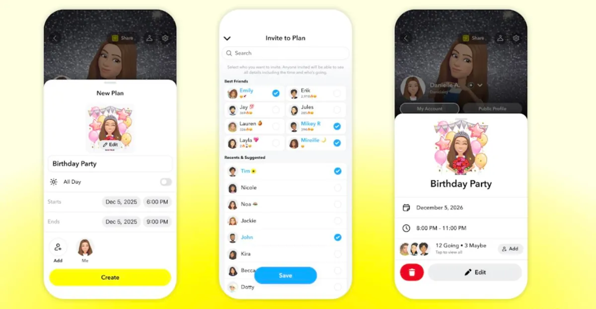 Snapchat facilita o planejamento de eventos e encontros